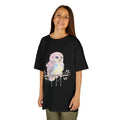 Dreamy Watercolor Pastel Owl T-Shirt — Calming Youth Short Sleeve Tee