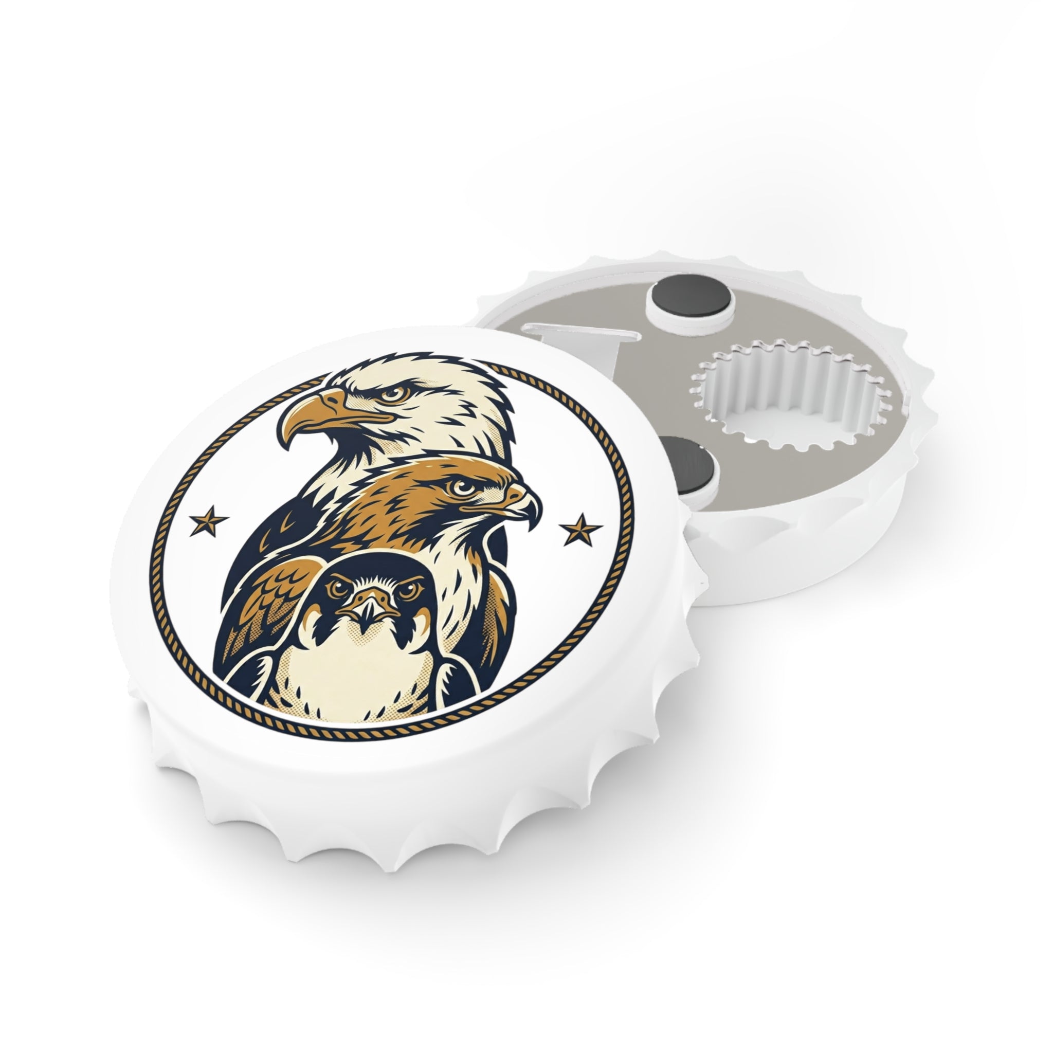 Eagle Trio Bottle Opener – Patriotic Vintage Bird Cap Opener