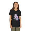 Pastel Watercolor Owl Youth Tee — Dreamy Calming Bird T-Shirt