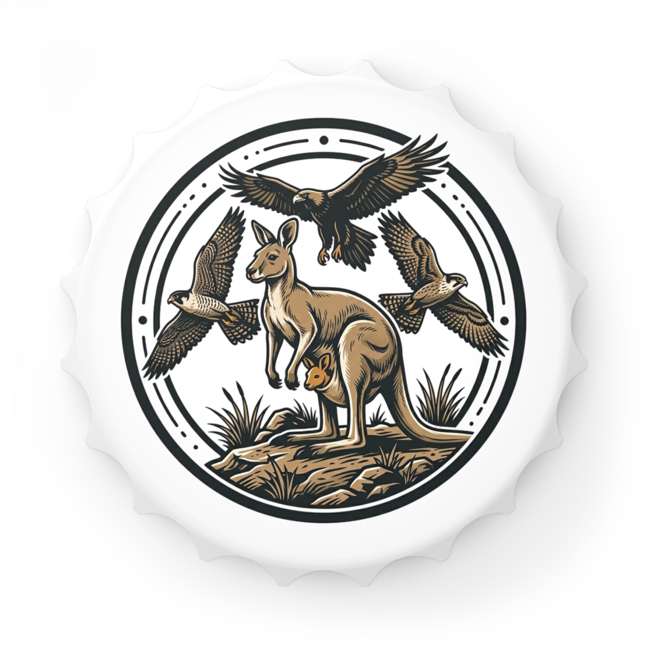 Kangaroo Bottle Opener – Australian Wildlife Bottle Cap Opener