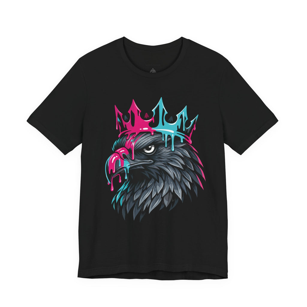 Paint Drip Crown Eagle T-Shirt