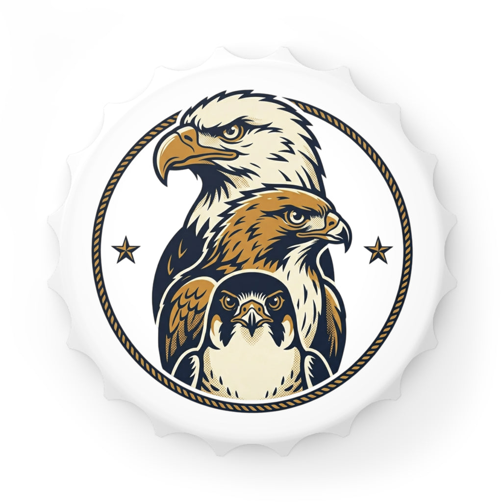 Eagle Trio Bottle Opener – Patriotic Vintage Bird Cap Opener