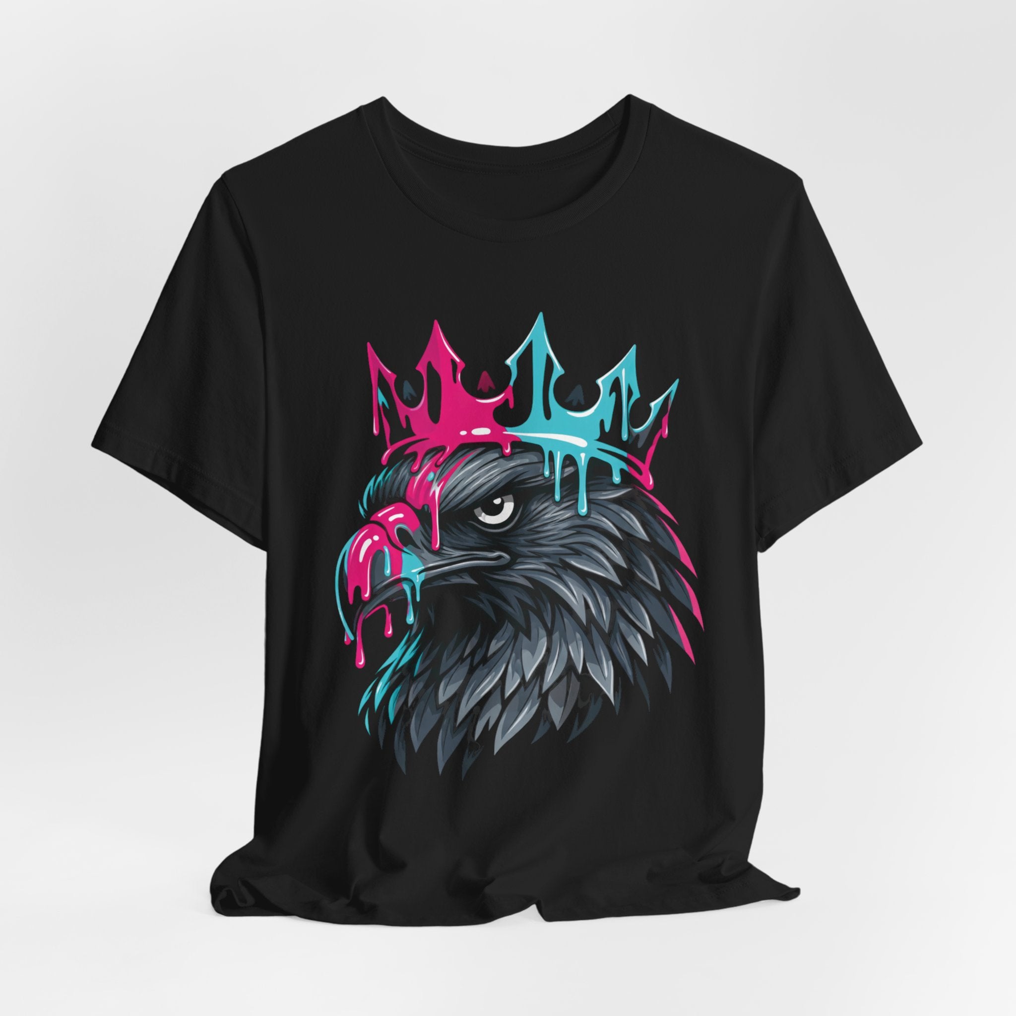 Paint Drip Crown Eagle T-Shirt