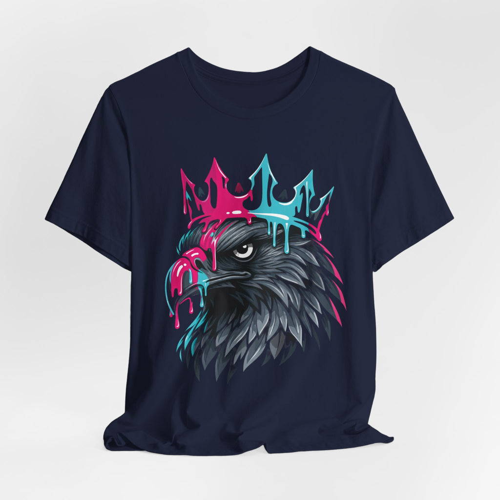 Paint Drip Crown Eagle T-Shirt