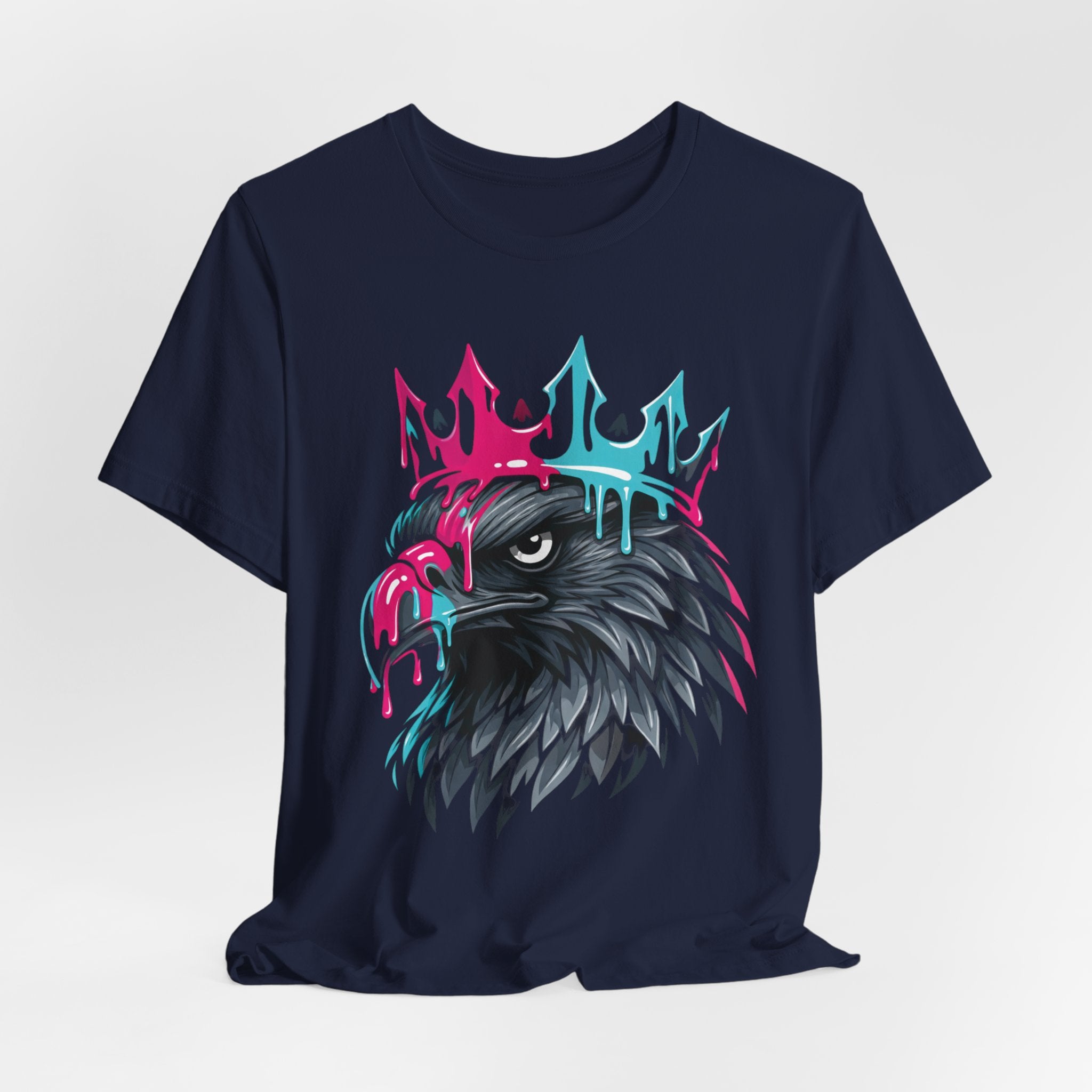 Paint Drip Crown Eagle T-Shirt