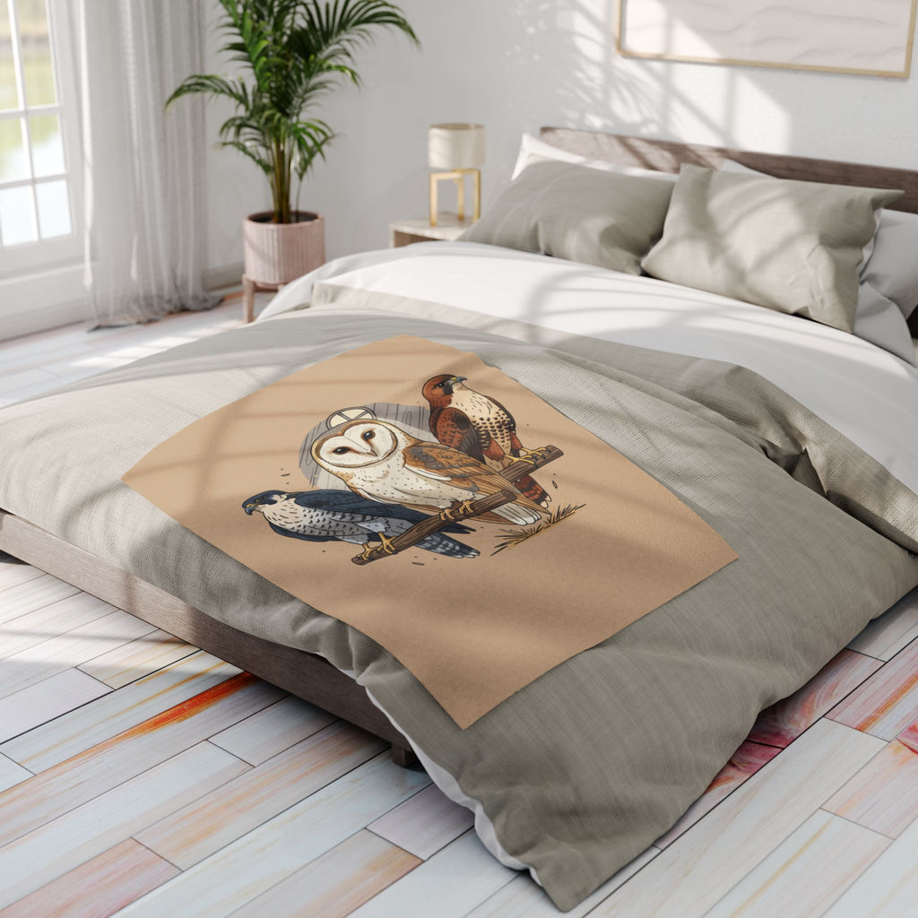 Barn Owl Arctic Fleece Blanket
