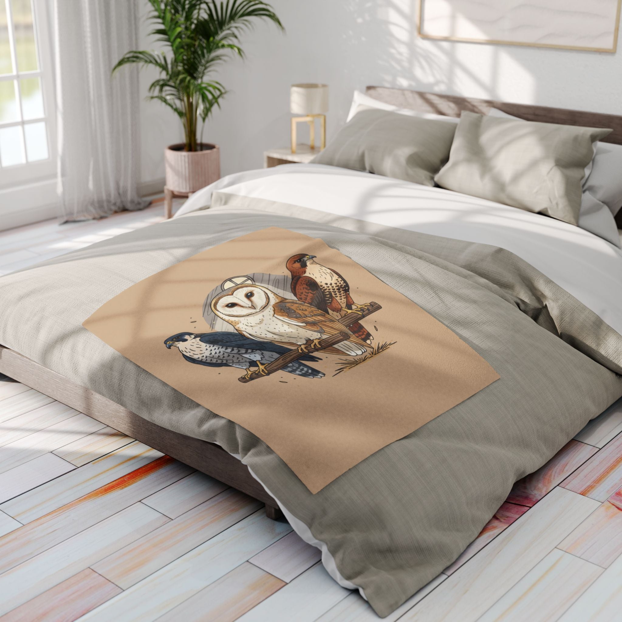 Barn Owl Arctic Fleece Blanket