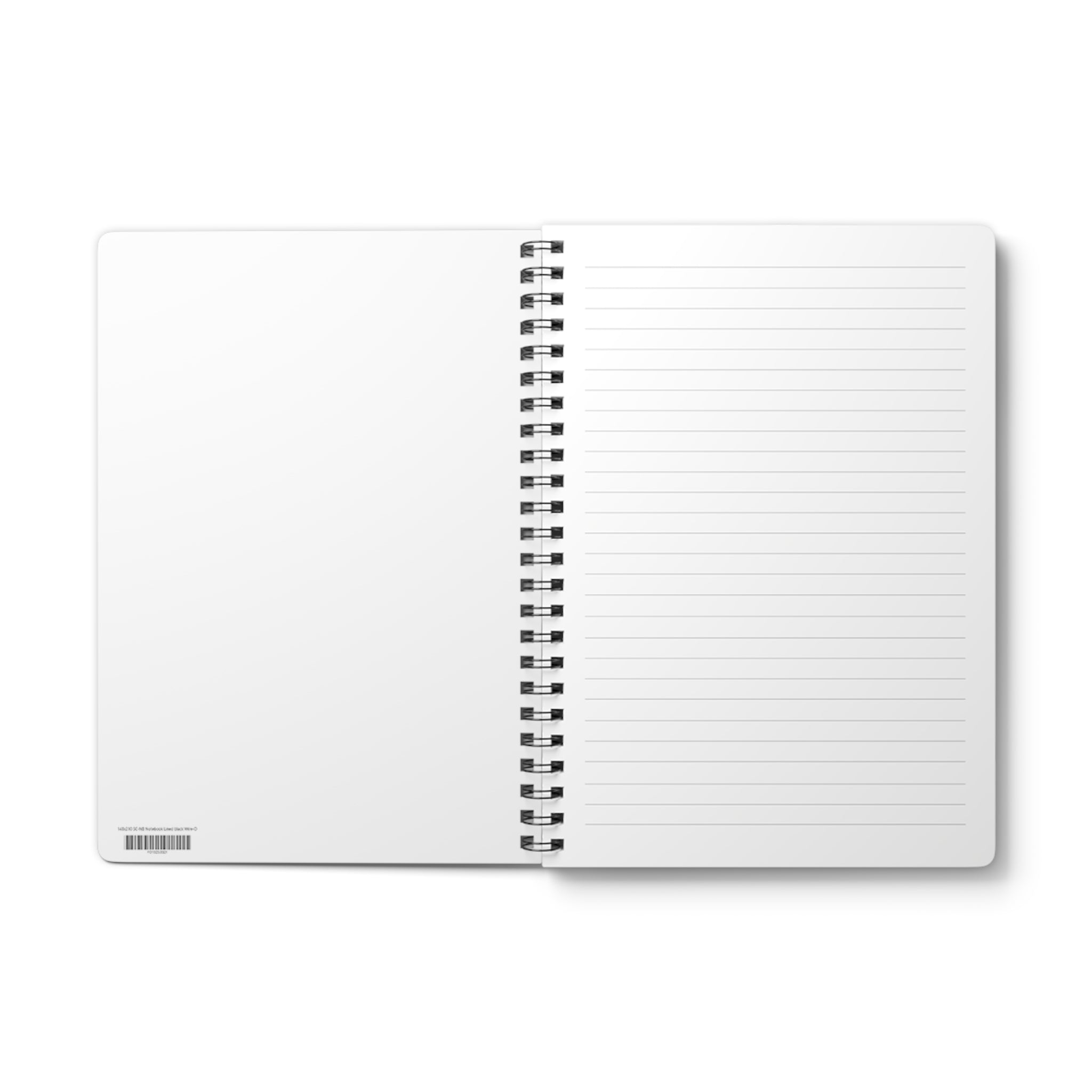 Barn Owl A5 Spiral Notebook — Wildlife Journal, Lined Notes