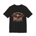 Born to Ride Free USA Eagle Chopper T-Shirt | Motorcycle Graphic