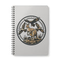 Kangaroo & Kookaburra A5 Spiral Notebook — Wildlife Journal, Lined Notes